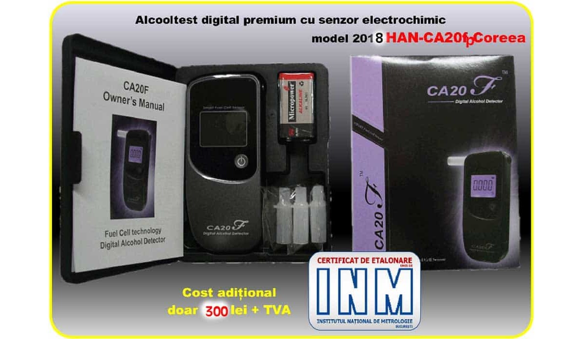 CA20FP Digital Alcohol Analyzer with SMART Professional Sensor